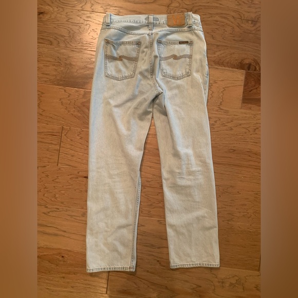 Nudie Jeans Rad Rufus Pale Blue Jeans 100% Cotton Size 29/30 - Picture 2 of 5